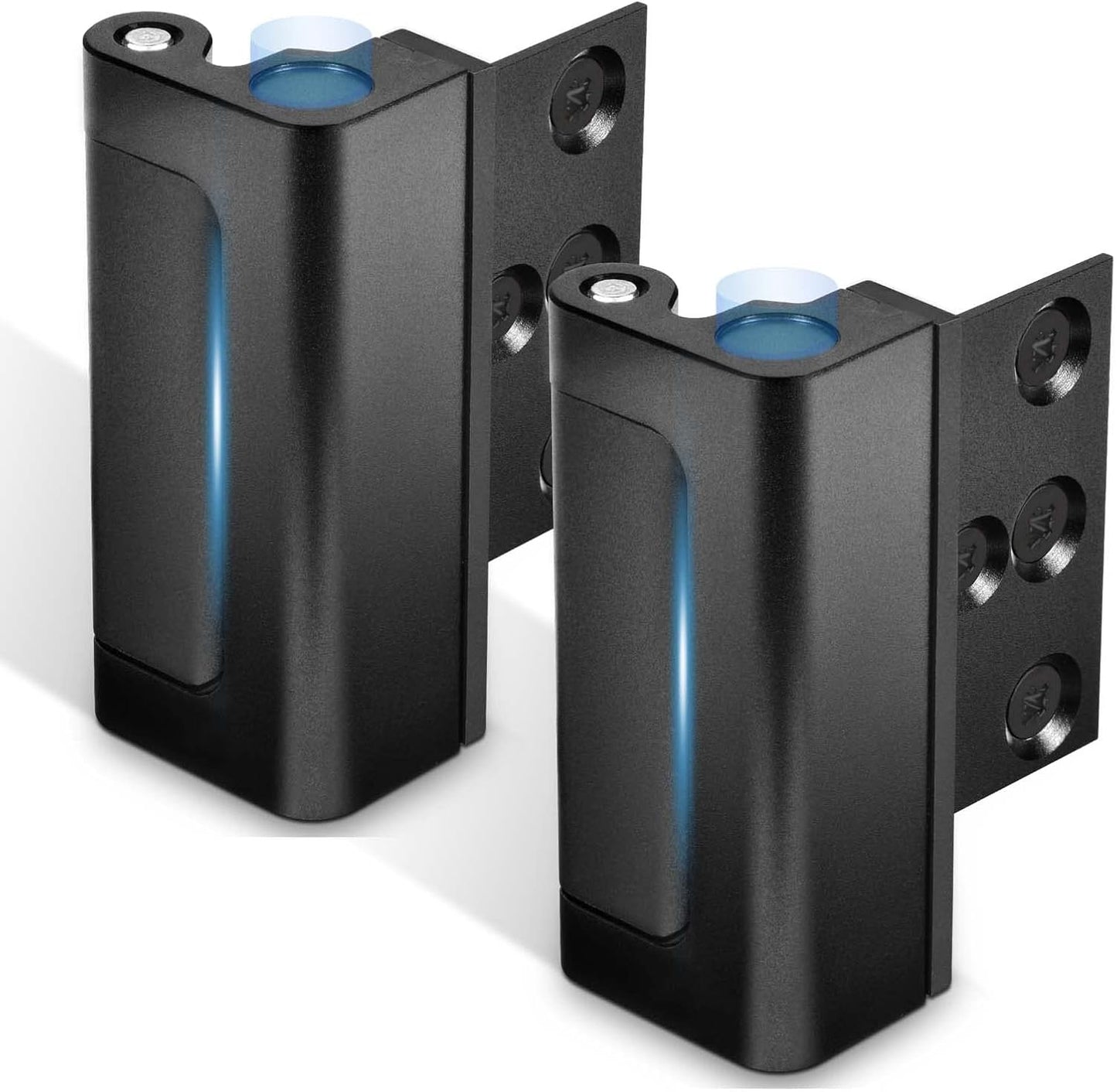 Home Security Door Reinforcement Lock, Black