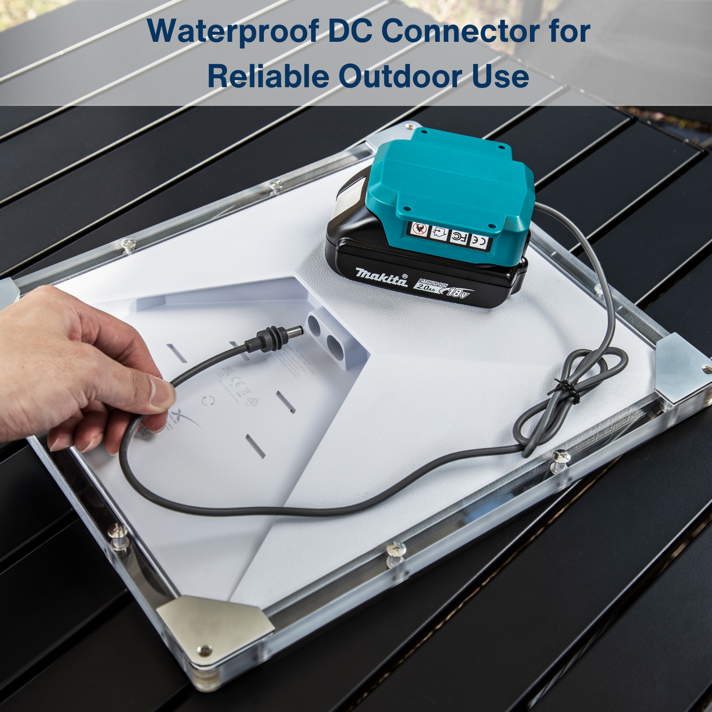 Battery Powered Charger for Starlink Mini Compatible with Makita Batteries