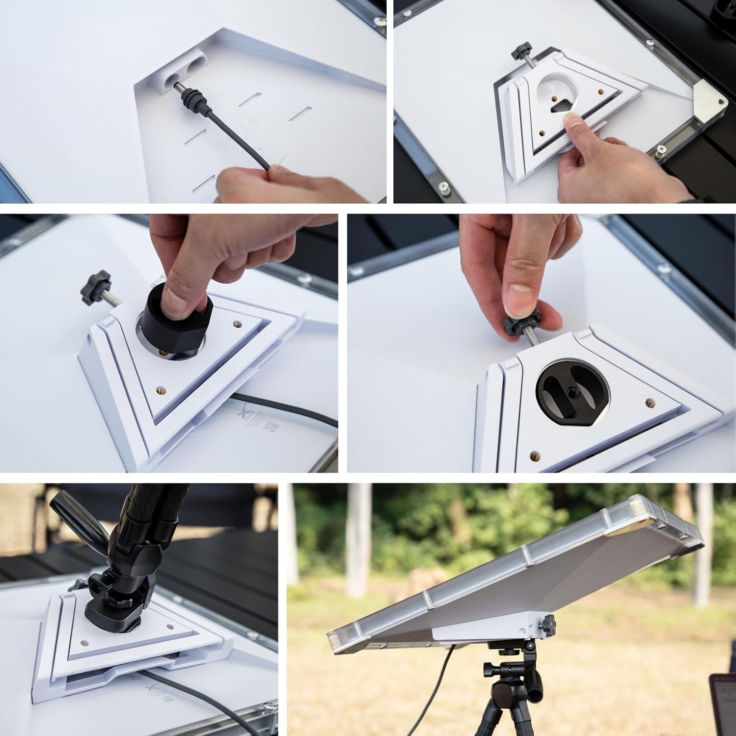 Multi-Functional Pipe Adapter Mount for Starlink Mini