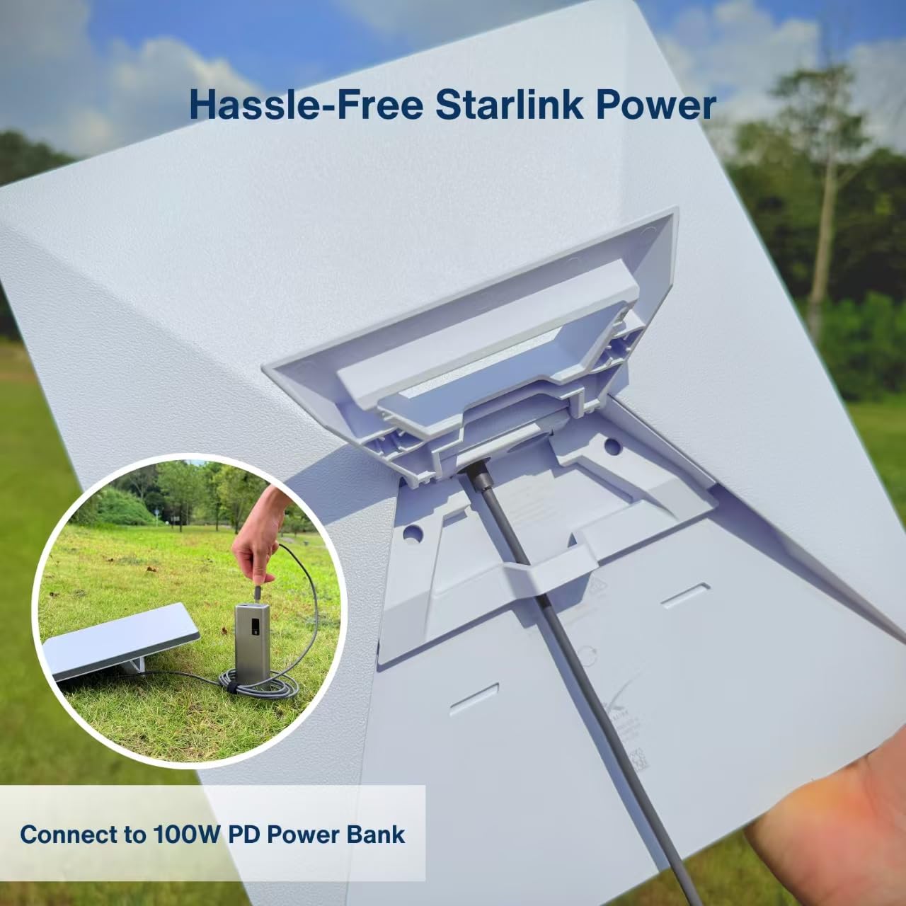 DC to USB-C Power Cable for Starlink Mini