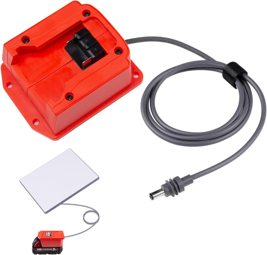 Battery Powered Charger for Starlink Mini Compatible with Milwaukee Batteries