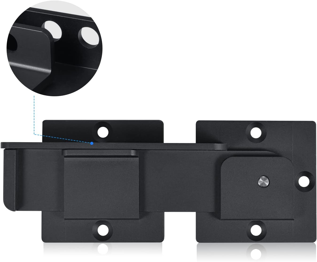 7.5" Flip Gate Latch Lock with Padlock Holes