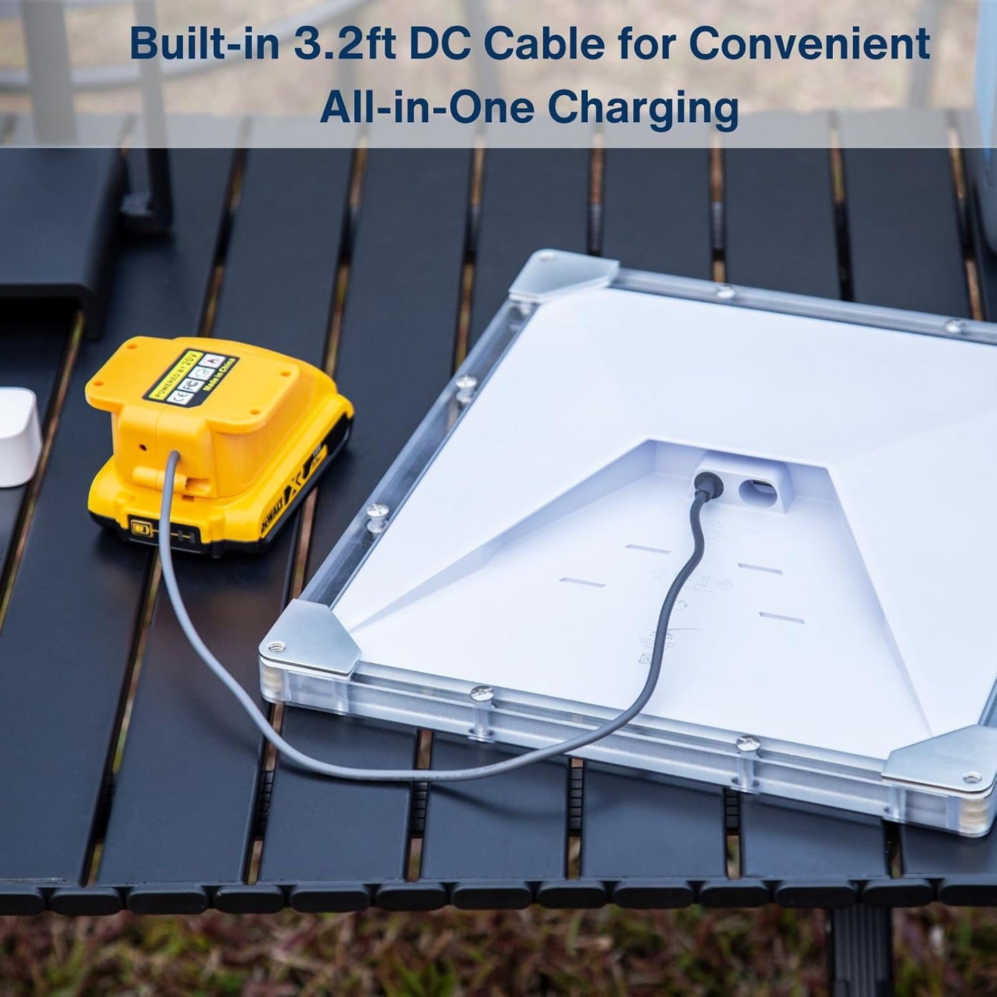 Battery Powered Charger for Starlink Mini Compatible with DeWalt Batteries