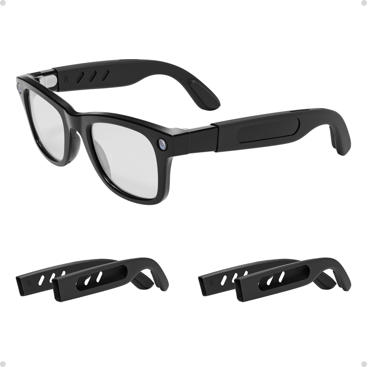 Silicone Eyeglass Ear Hooks for Ray-Ban Meta Glasses