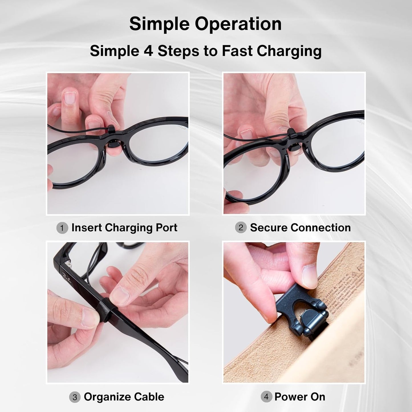 Charging Cable for RayBan Meta Glasses