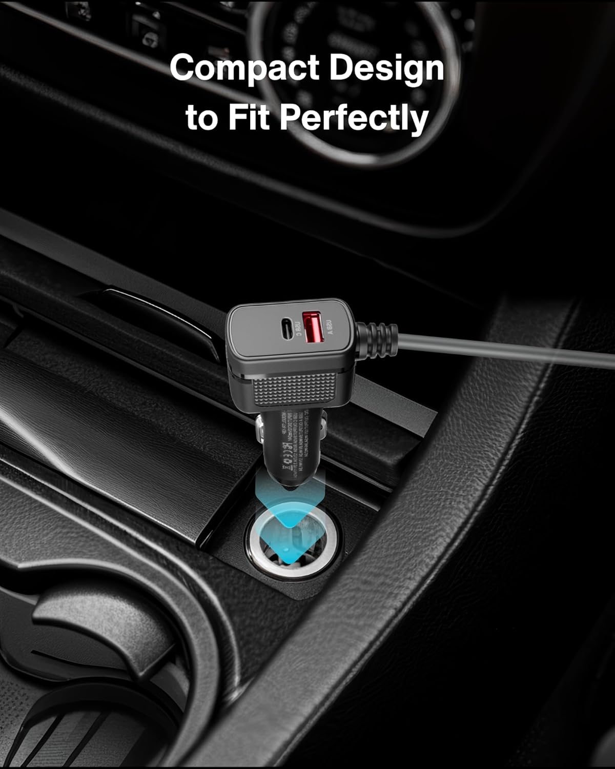 Car Charger Cable for Starlink Mini with Display