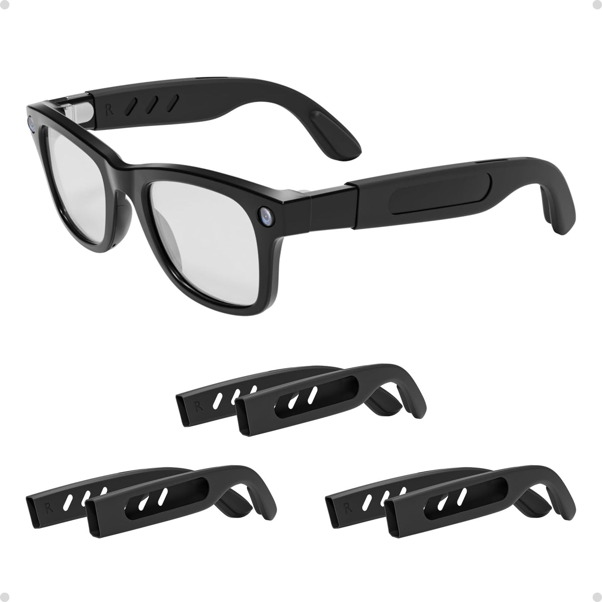 Silicone Eyeglass Ear Hooks for Ray-Ban Meta Glasses