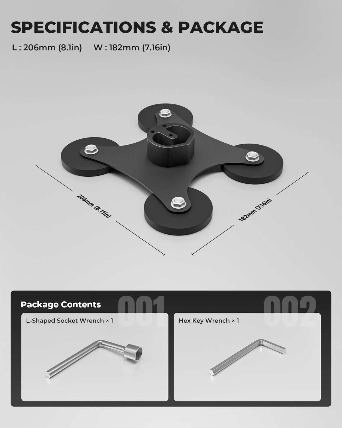 N52 Magnetic Car Roof Mount for Starlink Mini