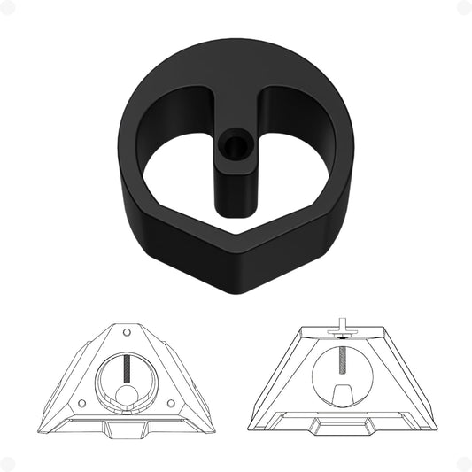 Aluminum 1/4¡å-20 Thread Tripod Adapter for Starlink Mini