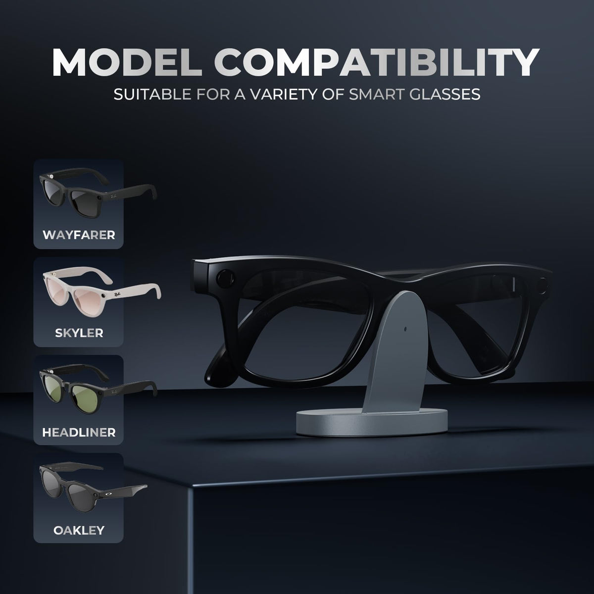 Fast Charging Dock for Ray-Ban Meta Smart Glasses