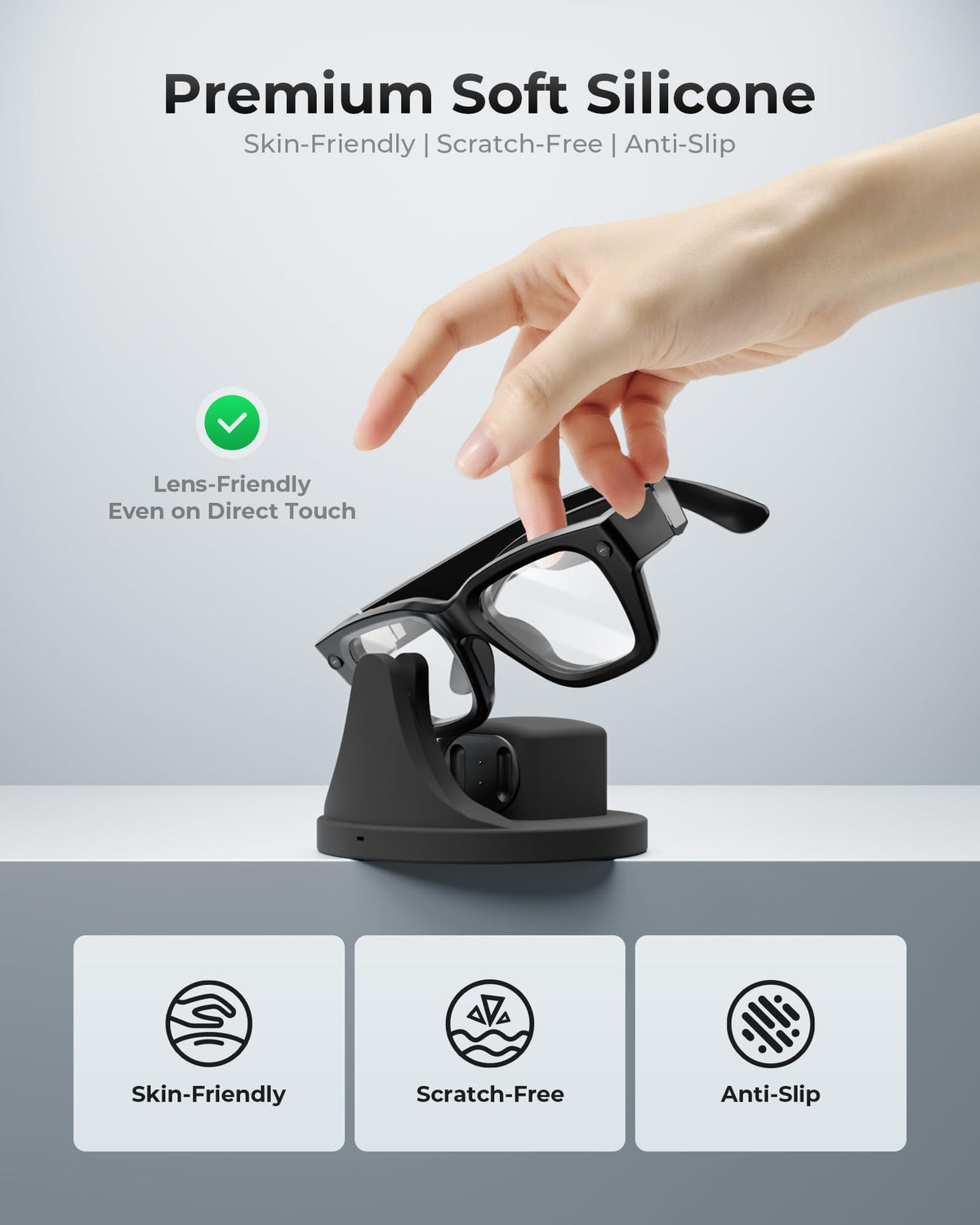 2-in-1 Charger for Ray-Ban Meta Display Glasses & Nerve Band
