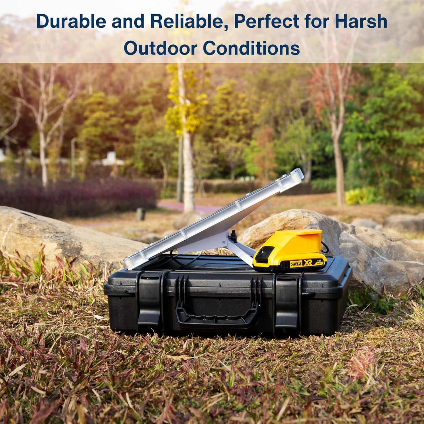 Battery Powered Charger for Starlink Mini Compatible with DeWalt Batteries