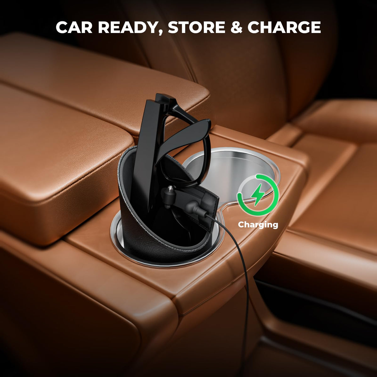 Holder and Magnetic Charging Stand for Ray-Ban Meta 2